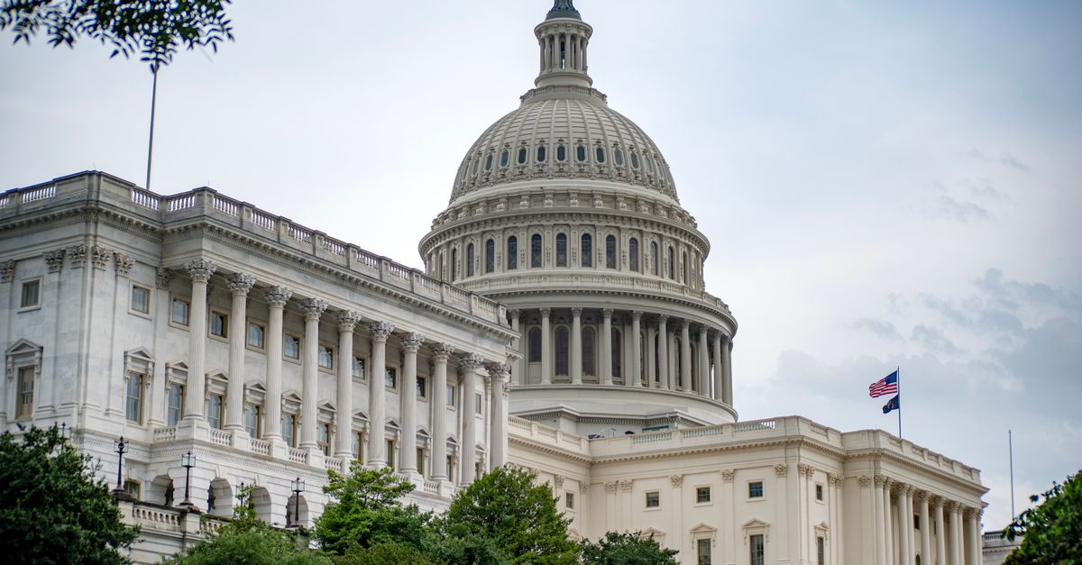 A scenic view of the iconic US Capitol Building symbolizing American democracy in Washington DC.